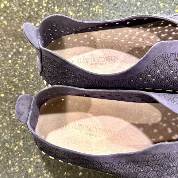 Ilse Jacobsen Tulip Slip on loafers. Navy Blue. Size 39. - Picture 7 of 10